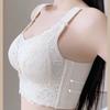 Large Breasts Show Small Without Steel Ring Latex Underwear Ladies Gathered Anti-sagging Adjustable Thin Section Bra