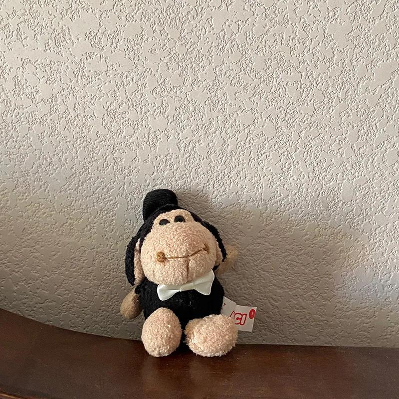 New Cartoon Kawaii Animal World Plush Toy Keychain Pendant Creative Ins Small Fresh Cute Small Animal Plush Backpack Pendant