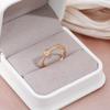 Kinel Modern Trendy Rose Gold Color Rings For Women With Zircon