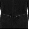  Mountia  Men S Mock reverSible Boa Fleece Jacket Dark Charcoal