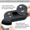 Viper Remote Start Case Soft Silicone Protective Cover Key Fob Case Shell with Button