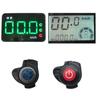 Ebike LCD Throttle Cruise Power Switch Power Lock with Speedometer36V/48V/60V