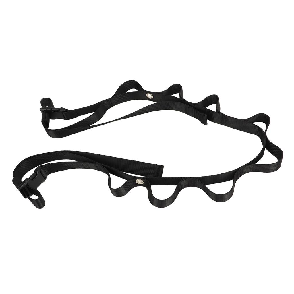 Heavy Duty Lanyard Portable Strong Suture Black Nylon Camping Clothesline Lanyard for Car Outdoor