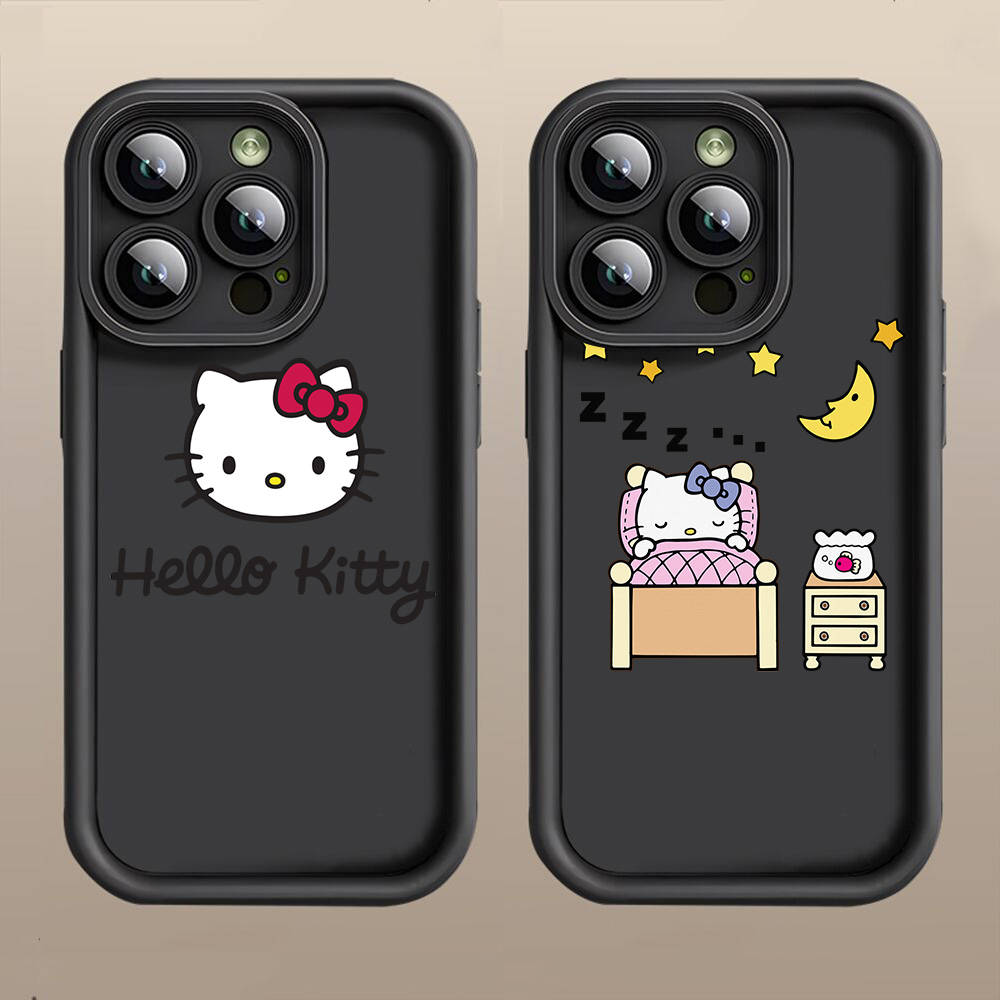 Чехол D-9 Hello Kitty для iPhone 15 14 13 12 8 Plus Samsung S24 S23 Ultra A04S A05S Huawei P40 P50 P60 Nova 11 Pro Max OPPO A17K Reno 10