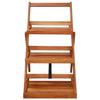 VidaXL Support de jardinière à 3 niveaux 50x63x80 cm Acacia solide 43994