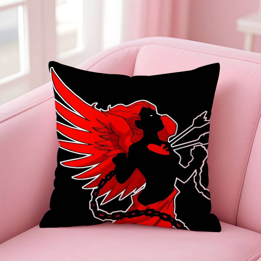 The O-Offspring Band Pillow Case Comfort Sofa Bed Silky Elegant Invisible Zipper Custom Decorative Cushion Cover