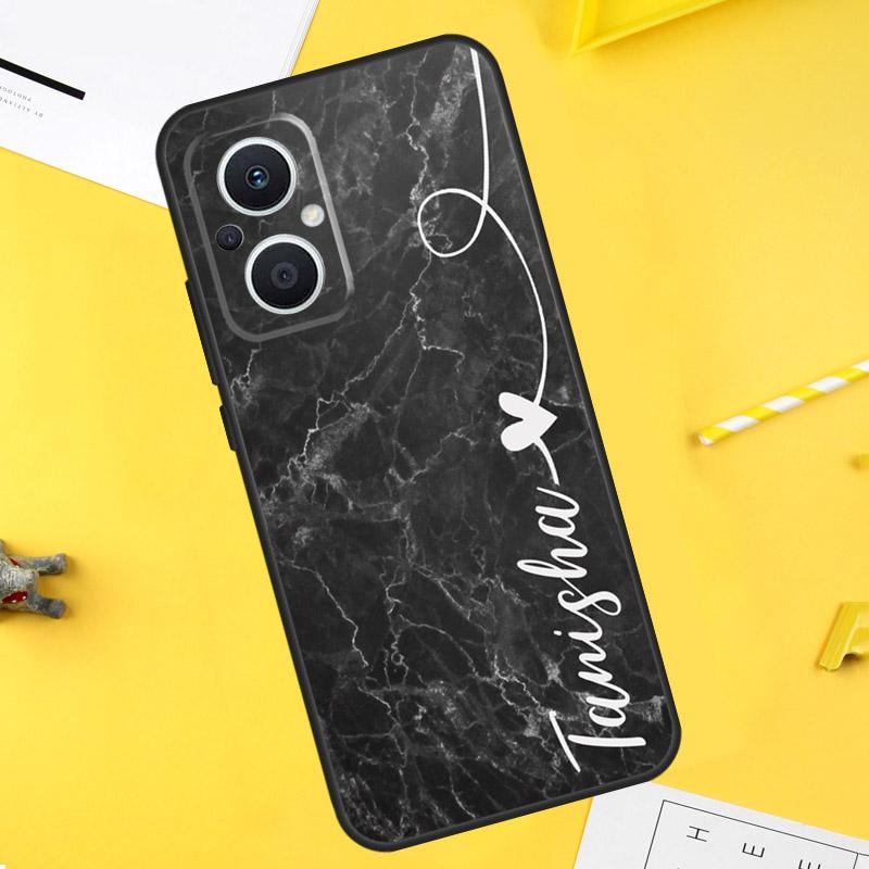 

PERSONALISED INITIALS MARBLE Case For OPPO Find X5 X6 Pro X2 Lite X3 Neo OPPO Reno 8T 10 5Z 2Z 4Z 4 5 6 7 8 Lite Coque OPPO Find X5 Pro