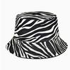 Chapéu de Balde com Padrão de Zebra Leve Dobrável Chapéu de Pesca ao Ar Livre Chapéu de Proteção Solar para Homens e Mulheres