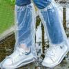 High Top Design Shoe Covers Disposable Water Resistant Boot Covers Overshoes Shoe Protectors Thickened Rain Shoes