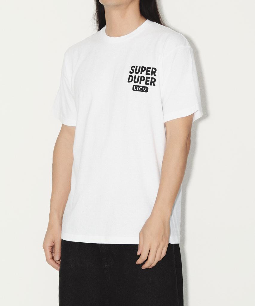 Laipeutaimkollegtibeu Super Duper Short Sleeve T-Shirt White