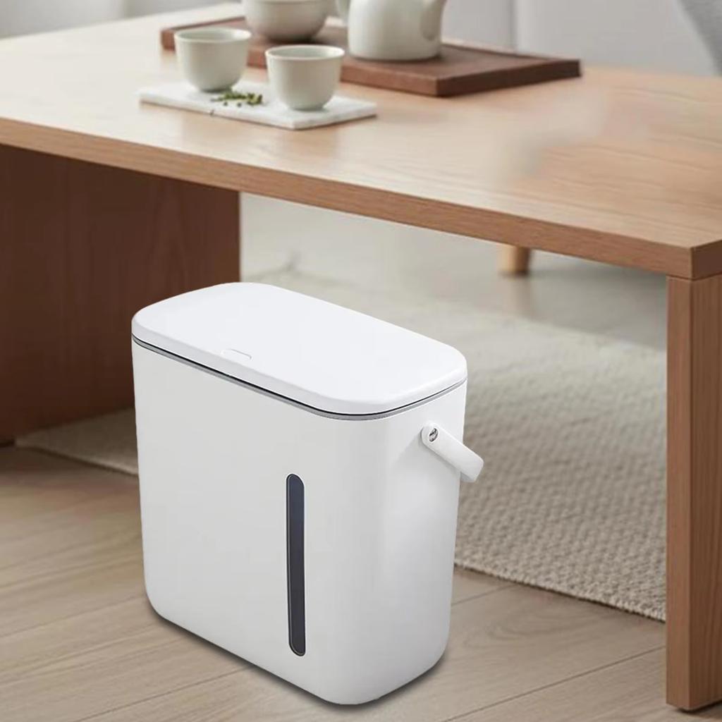 Shuangyi Tea Water Bucket Dry & Wet Separation Tea Room Trash Can with Visible Water Level Window, Thickened Bucket for Tea Residue