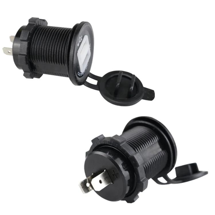Wasserdicht 3,1 A 12 V-24 V Dual Ports USB Auto Ladegerät Steckdose Power Adapter für Motorrad Bus Lkw Boot Marine RV