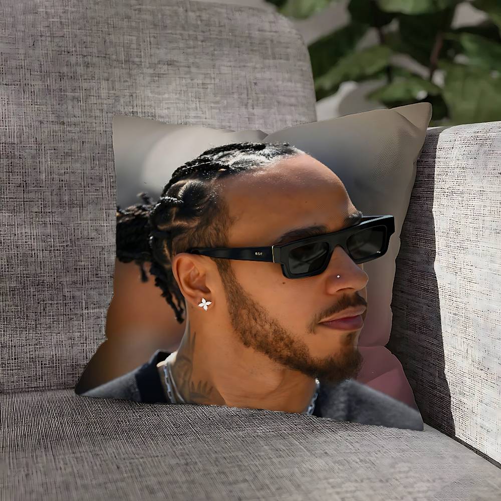 L-Lewis 44 H-HamiltonS Pillow Case For Sofa Decor Car Office Room Printing Cushion Cover Decorations and Protector