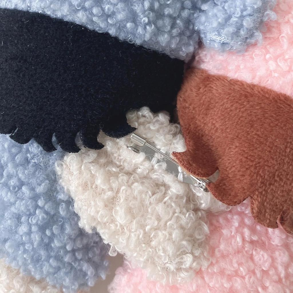 AS KNOW AS Plus (ASKNOW AS PLUS) ZY0559 Mofumofumo Plush Toy Keychain Charm, a Collaboration Item with the Mofumofumo Collaboration, Available In