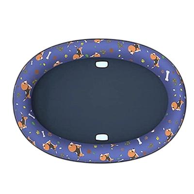 Dog Pool Float Tear-Resistant Inflatable Water Toy Dog Raft For Cat Puppy Water Swimming Lake Summer River Pond Beach Outdoor