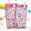 Kawaii Hello Kitty 3D Relief Decals Adorable Phone Case Laptop Water Bottle Decorations Decals School Stationery Supplies