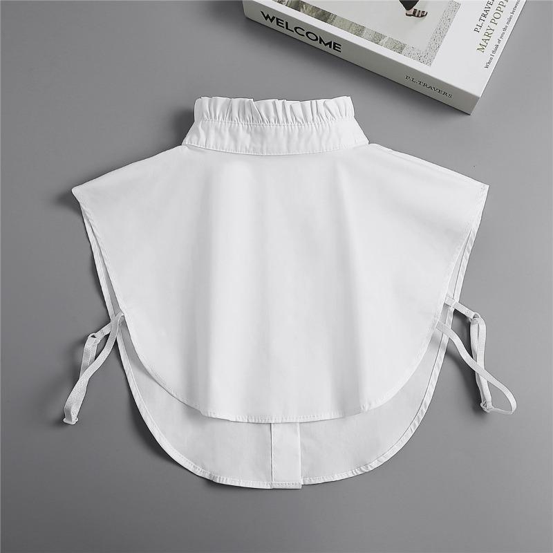 Formeller falscher Kragen Damen einfarbig Stehkragen Faux Col Halbes Hemd Bluse Falsche Kragen Pullover Hemd Abnehmbare Kragen