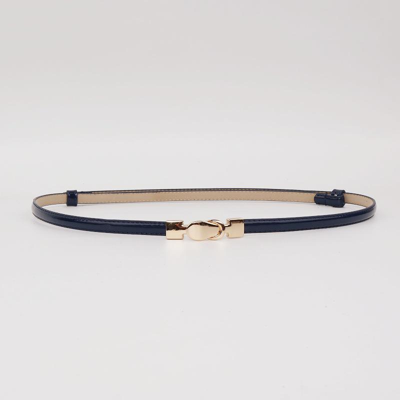 2024 Summer Korean Style Women's Adjustable Thin Leather Dress Belt