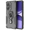 For Xiaomi Poco F7 5G/Redmi Turbo 4 Pro 5G Case Rotatable Ring Kickstand PC+TPU Shockproof Phone Cover