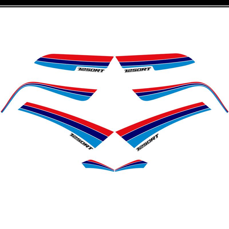 For BMW R 1250 R1250RT R1250 RT Stickers Decal Tail Side Luggage Cases Box Trunk Tank Pad Protector Knee Kit Emblem Badge Logo