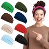 Stretch Fabric Yoga Headband Sweat Absorbent Head Wrap New Workout Headband  Workout Accessories