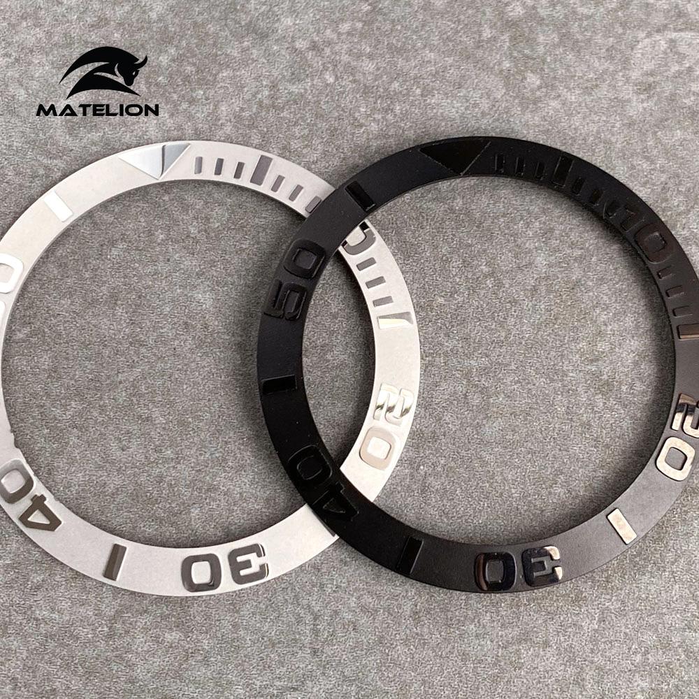 MATELION 38 мм керамический сплав часы безель вставка кольцо наклонная посадка 40 — фото 3