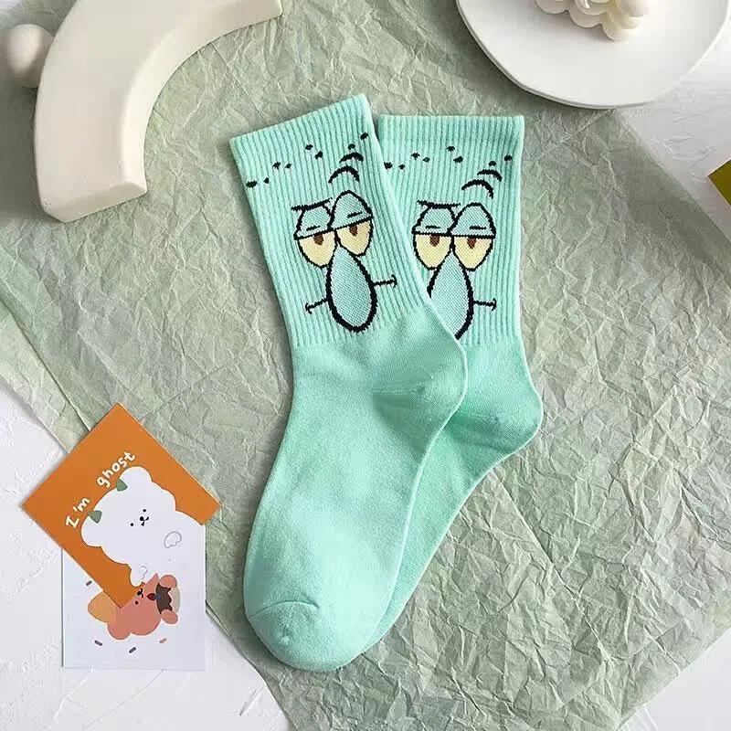 New Style Funny Anime Cartoon Character Socks Men Women Breathable Cotton Hip Suitable For Daily Wear