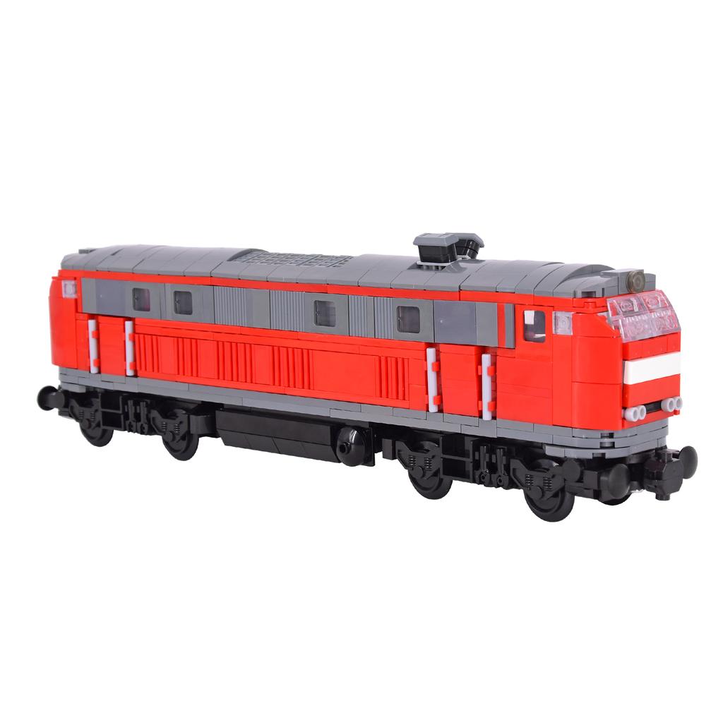 Moc City Creative Building Blocks Train Engine Toy Set, Realistic Locomotive Model Kit, Detailed Design  Diy Assembly For Kids