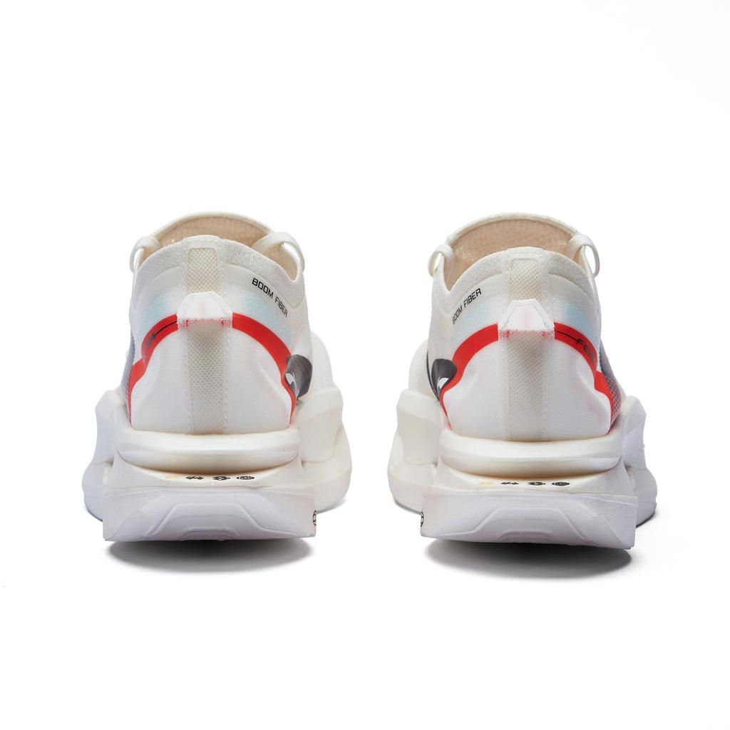 Li Ning Feidian 5 Ultra Super Technology Carbon Plate Running Shoes Unisex Running Shoes Champagne-White ARMV005-1