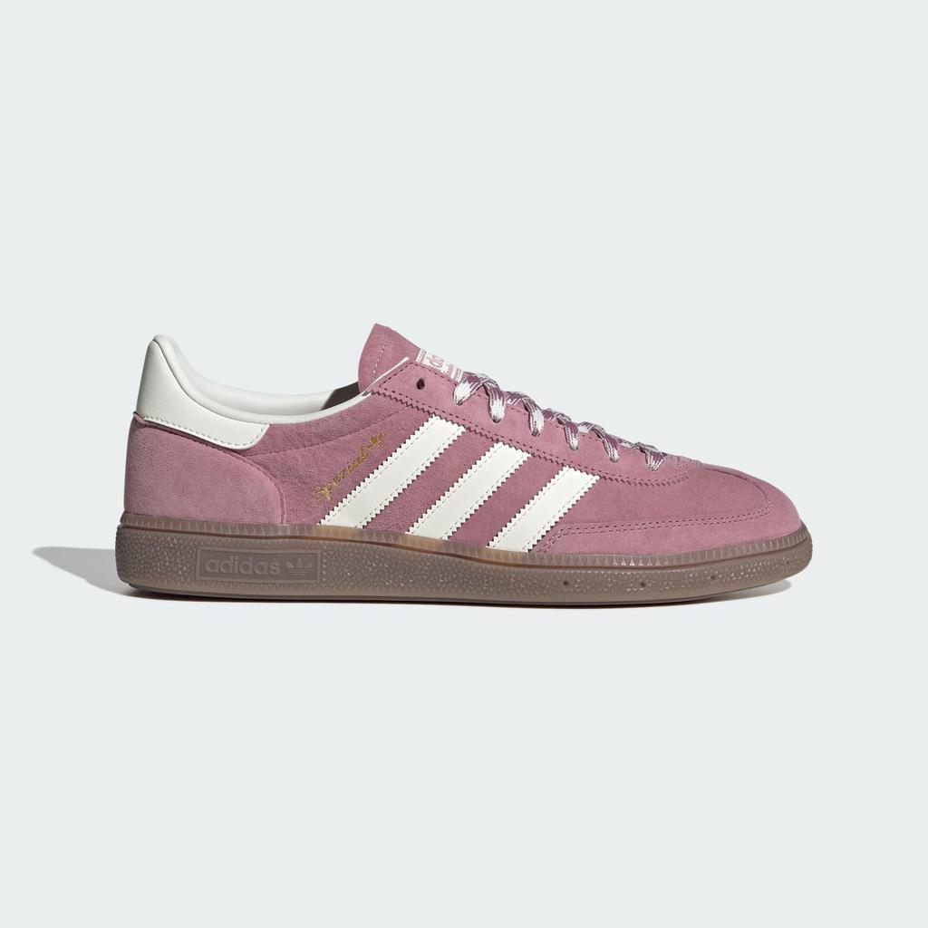 Adidas Originals Handball Spezial Leather Comfortable Versatile Low-Top Sneakers Unisex Sneakers Pink KJ6304