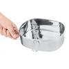 Double Layer Stainless Steel Lunch Box Bento Food Container Outdoor Travel Picnic