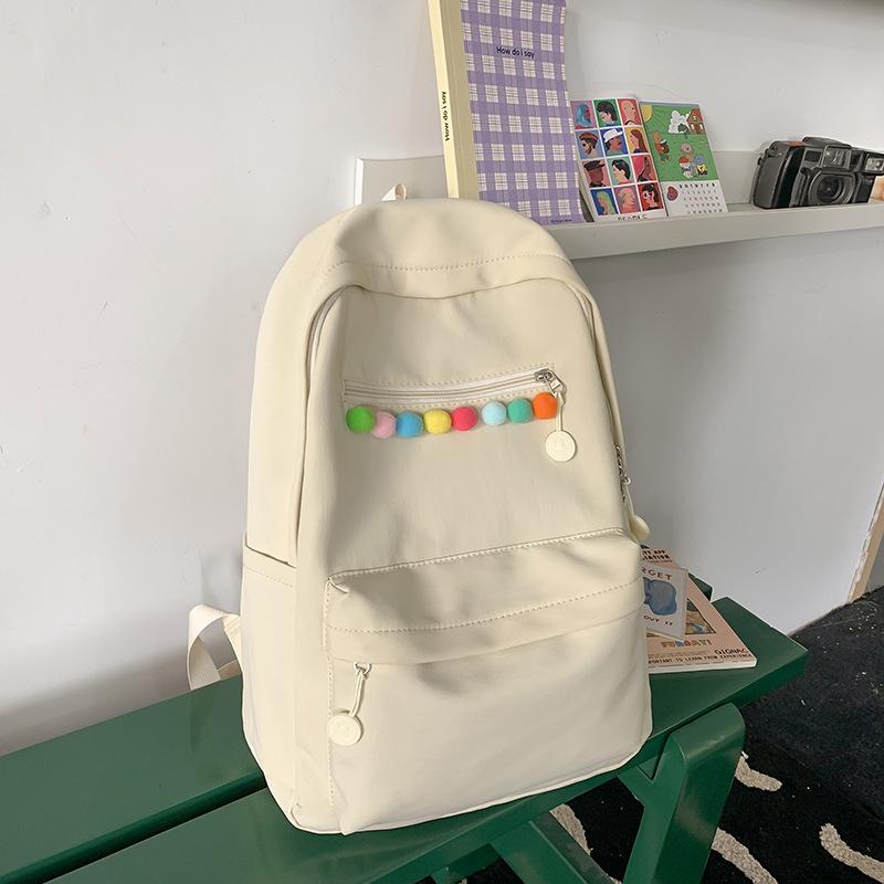 Small fresh and cute girl backpack, new large-capacity casual versatile student backpack