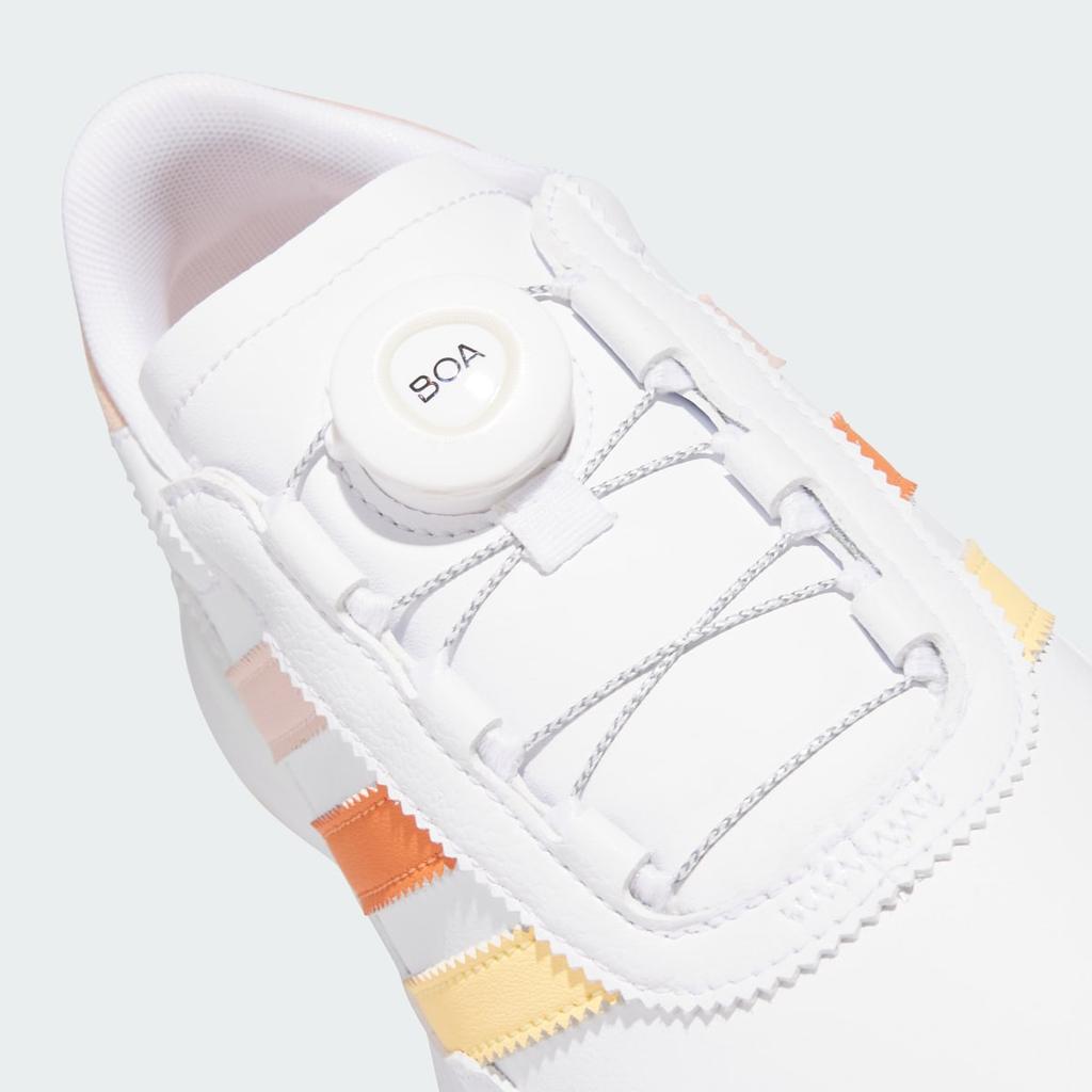 adidas S2G 26 BOA SPIKELESS GOLF JR1891 Women's Performance Sports Shoes Cloud White / Blush Pink / Ice Tangerine