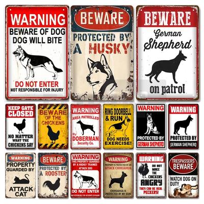 Vintage Metal Tin Sign with Retro Rustic Design, Durable Weather-Resistant Wall Art for Home Garden Farm Private Area Decor
