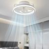 Stepless Dimming Ceiling Lamp 2 In 1 Electric Cordless Fan Creative Ceiling Fan Office