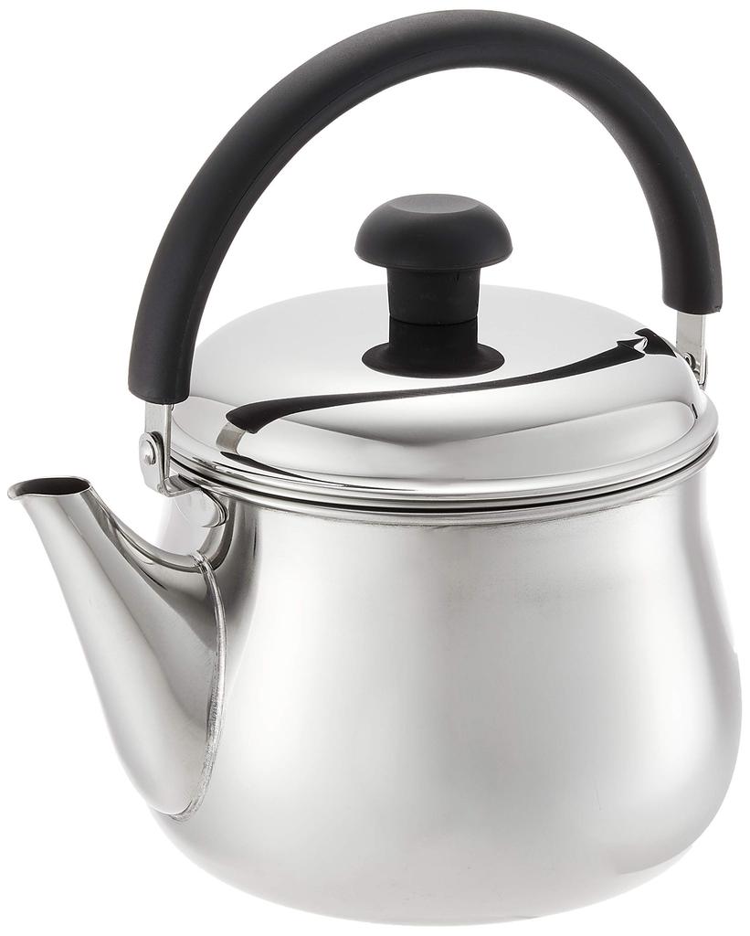 Miyazaki Seisakusho Miyaco Oolong Herb Kettle 2.5L Stainless Steel Wide Mouth Made in Japan SP-50 Tsurukuro