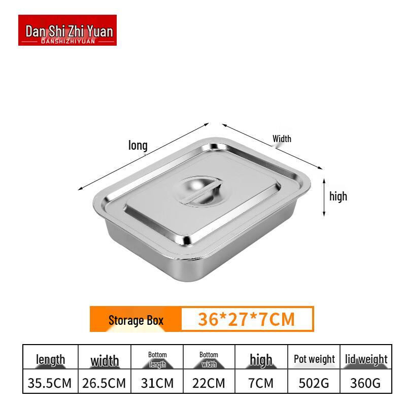 

Stainless Steel Food Storage Container with Lid