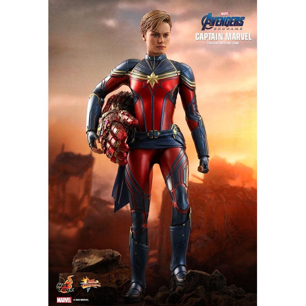 Hot Toys Movie Masterpiece Captain Marvel Scale Figure Blue Avengers/Endgame 1/6 MM#575