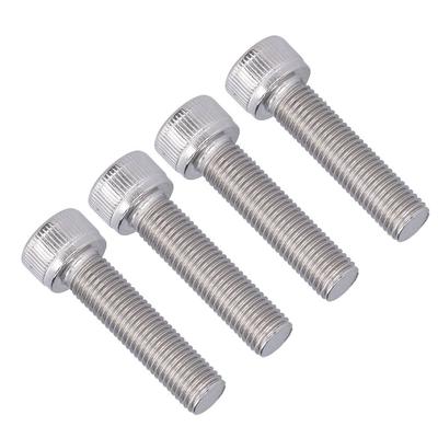 4PCS M10 Thread Size Hex Socket Bolt Fastener Hardware  for Engineering, Construction and DIY