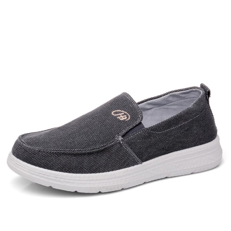 Extra Large Men's Canvas Shoes: Casual Slip-On, Sizes 45-48