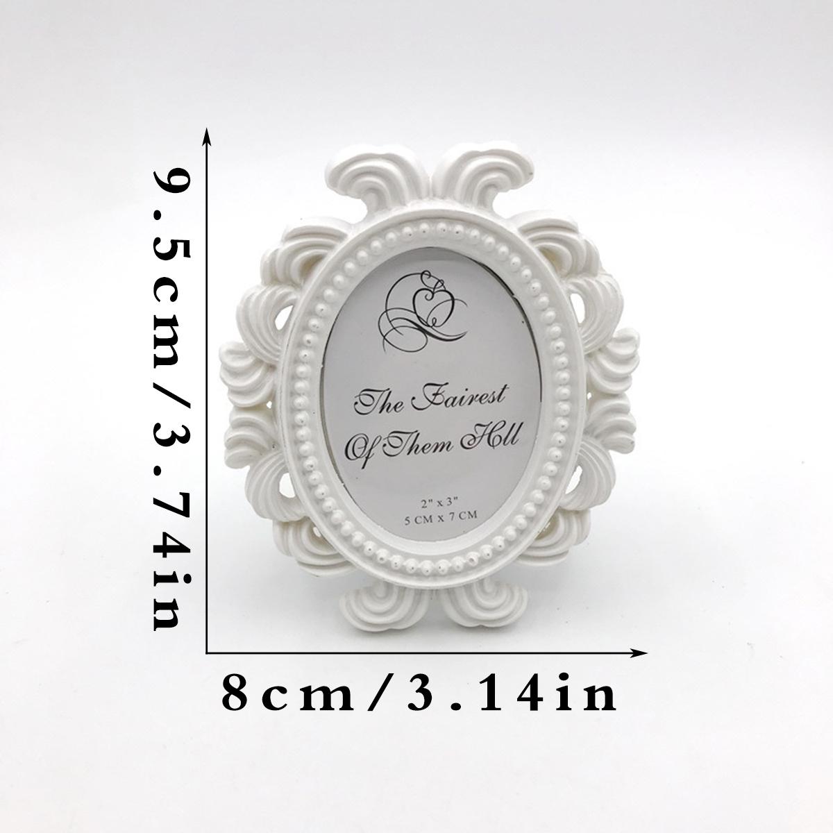 

Vintage Baroque Mini Photo Frame Tabletop Ornaments Home Decor and Wall Decoration Antique Design Desk crafts for Friend Gifts
