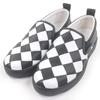 Excellent BOTTEGAVENETA Slip-on Maxi Intreccio Block Check Black Leather Mens 40 Used