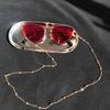 Fashion Copper Womens Gold Silver Eyeglass Chains Sunglasses Reading Beaded Glasses Chain Eyewears Cord Necklace Strap Rop