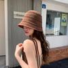 Wide Brim Fisherman Hat Foldable Hollow Beach Cap Fashion Sun Hat