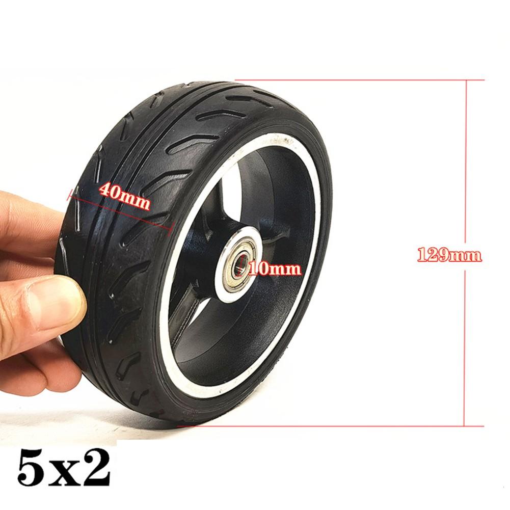 - Electric Scooter Electric Scooter Solid Wheel Tires Black