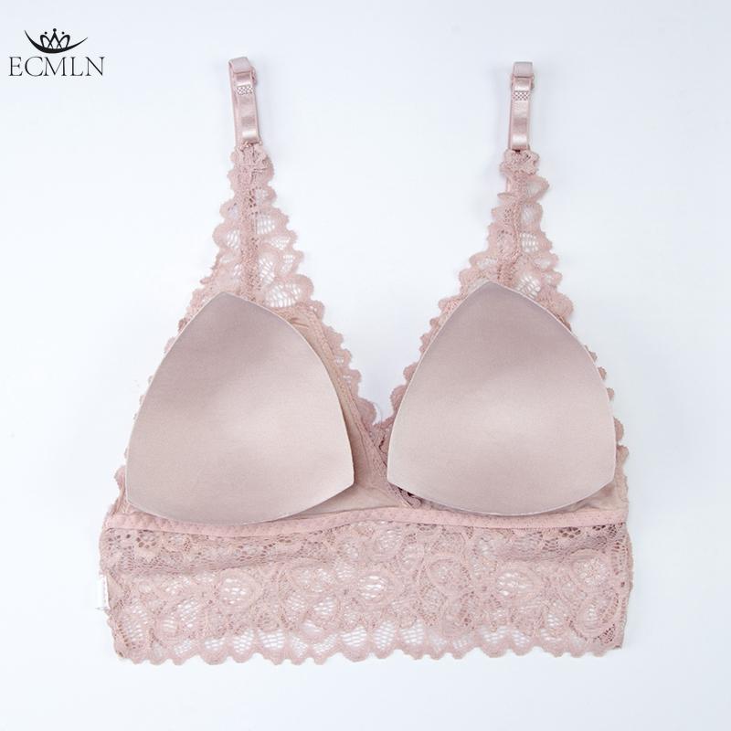 Bralettes de Renda para Mulheres Bralette Acolchoado de Renda Bandeau