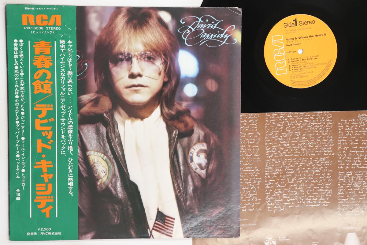 LP Record DAVID CASSIDY  Home Is Where The Heart Is RVP6036 RCA 1976 Japan Obi Pop Used