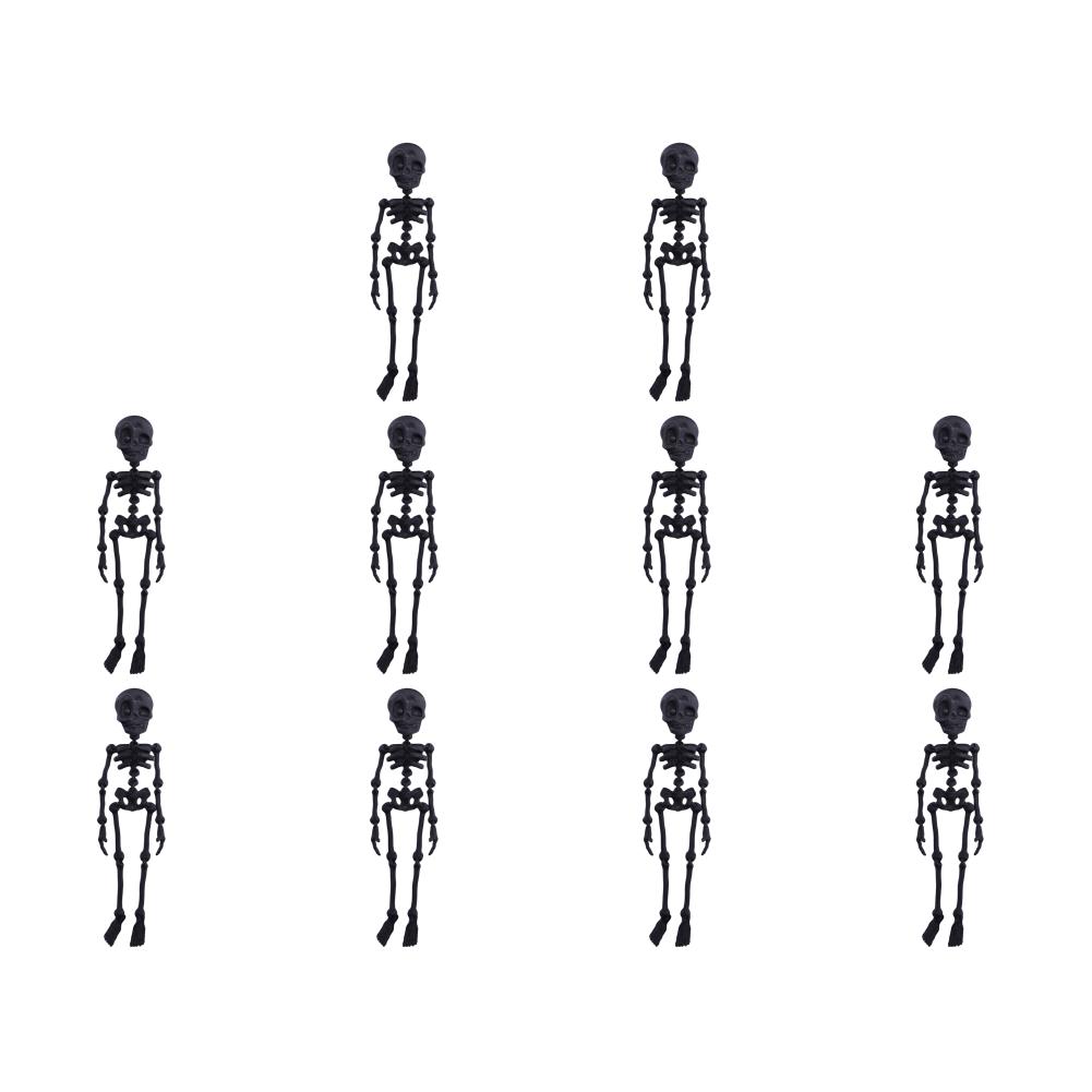 5/10PCS Mini Magnetic Skeleton Fridge Magnets with Movable Joints Skull Fridge Magnets for Refrigerator Locker Whiteboard Office