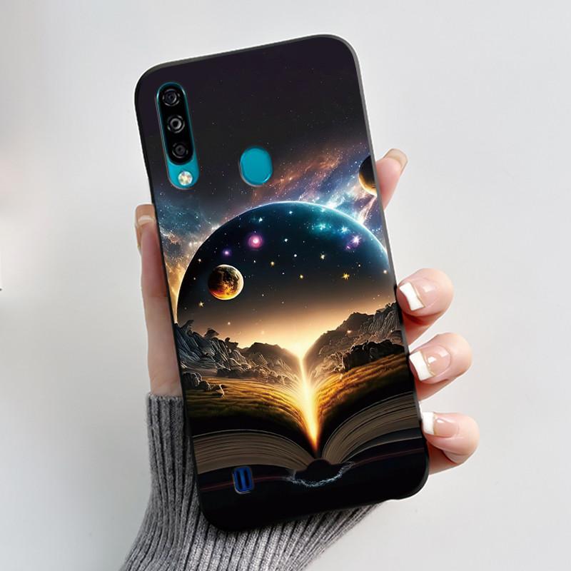 Hülle für ZTE Blade A7 (2020) Handyhülle Mattschwarz Luxus Drache Niedlich Cool Jungen Mädchen Weiches Silikon TPU Schutz-Rückseite
