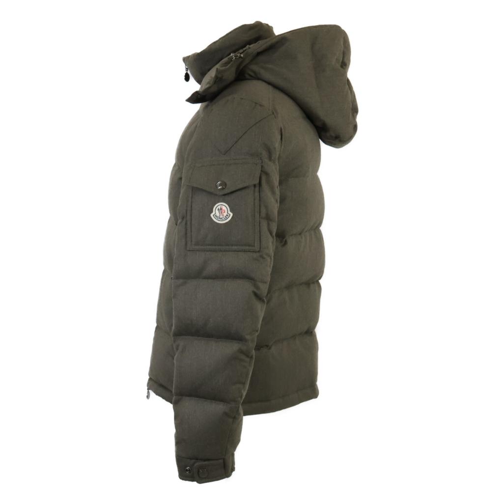 Moncler MONTGENEVRE Montgenevre Wool Down Jacket Jacket 1 khakiUsed